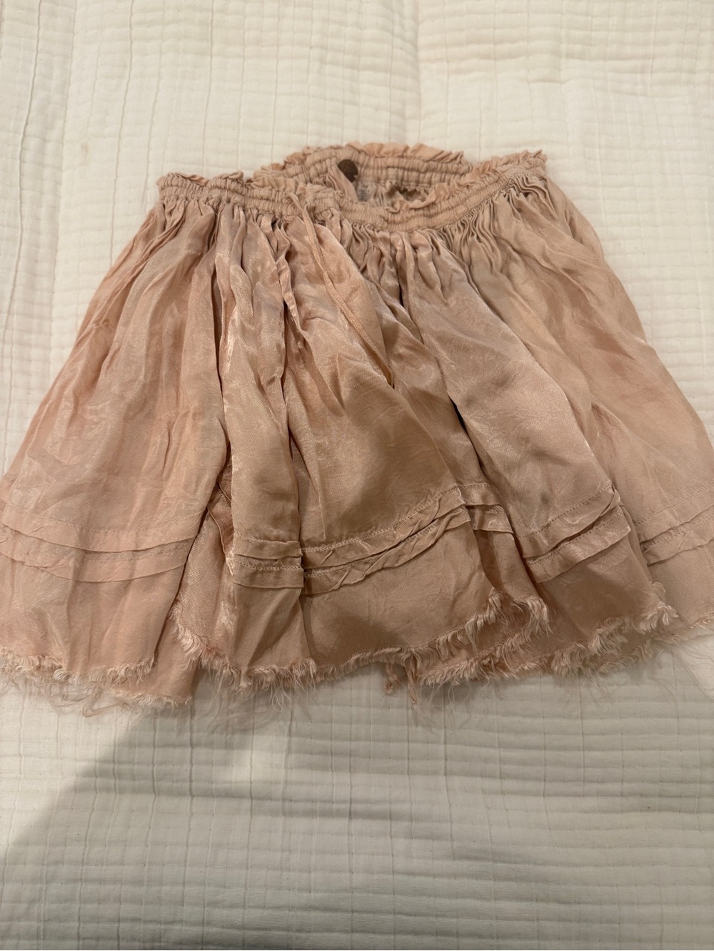 Free People satin skirt